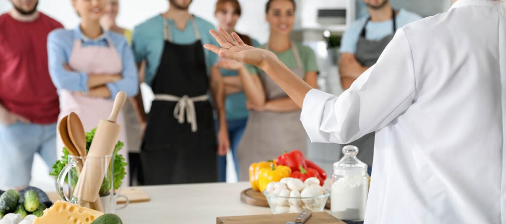 partecipare ad un corso di cucina di Chez Moi