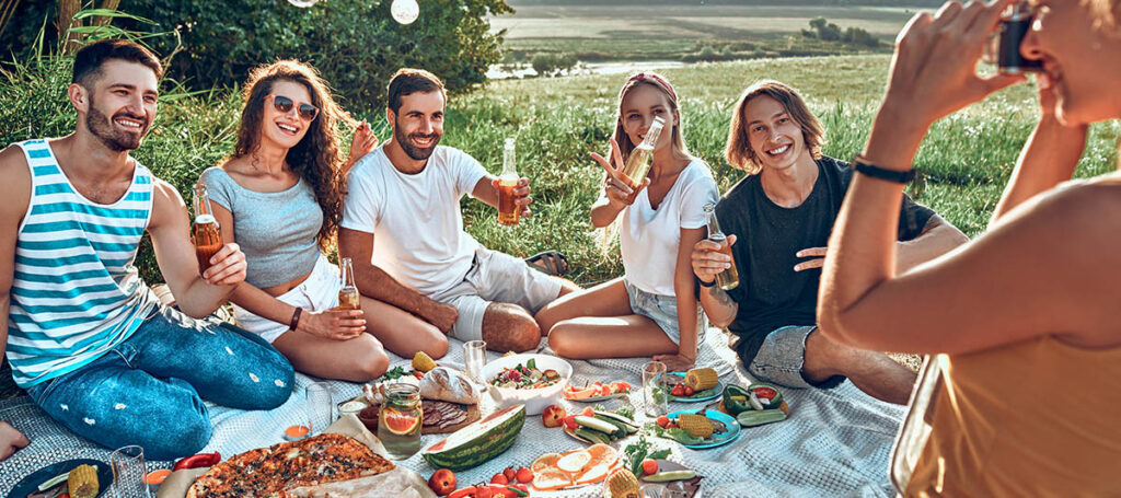 pic-nic portare pasticceria salata da asporto
