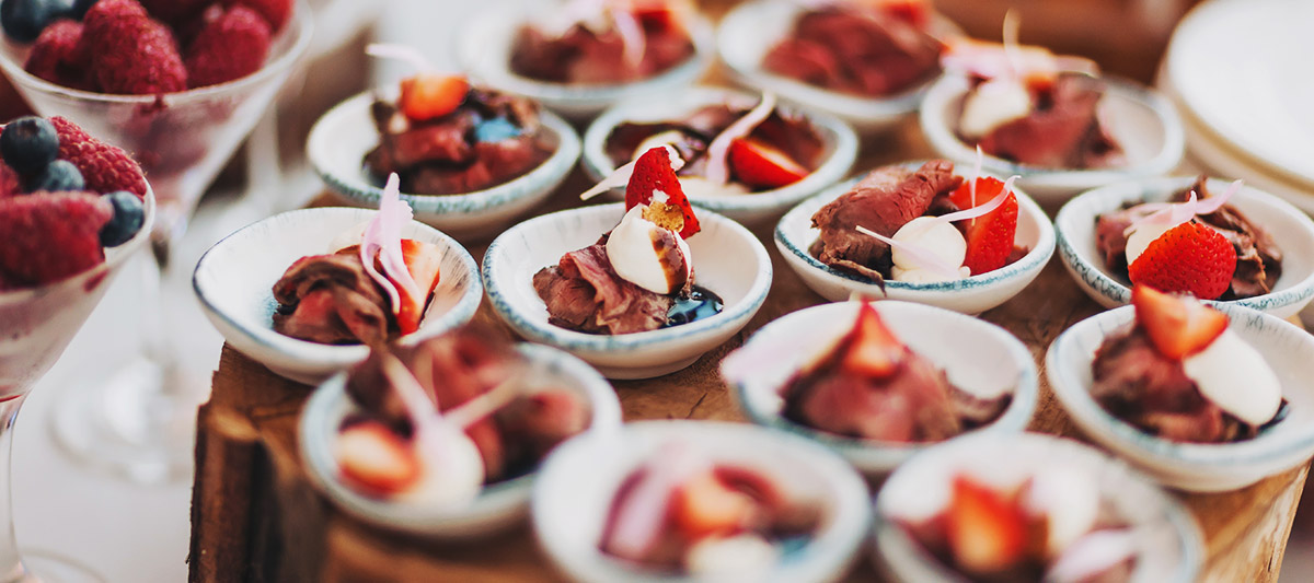 catering per inaugurazione